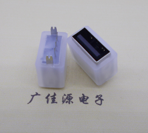 USB连接器接口 10.5MM防水立插母座 鱼叉脚