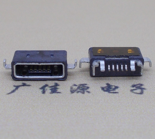 MICRO USB防水AB型口母头3D图纸封装